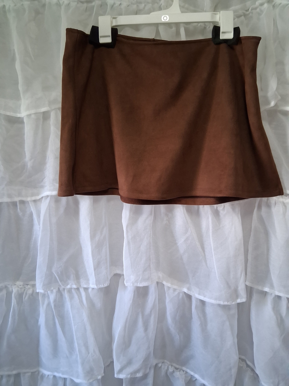 Wild Fable Brown Suede Mini Skort